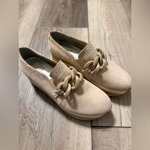 Dolce Vita Cream Chain Loafers